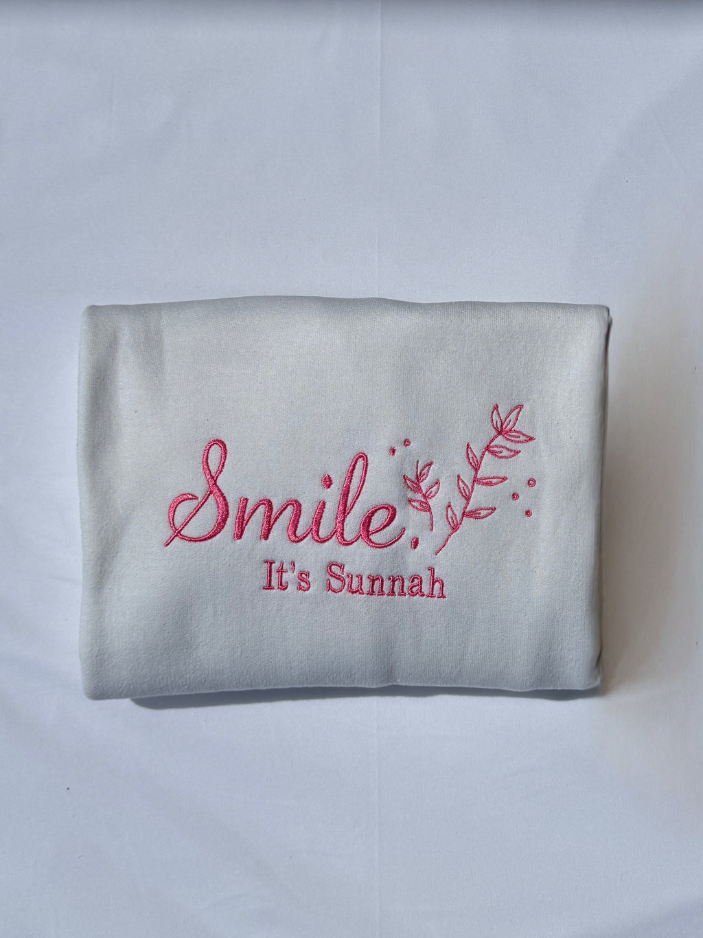 Smile, It's Sunnah Sweatshirt - Pink