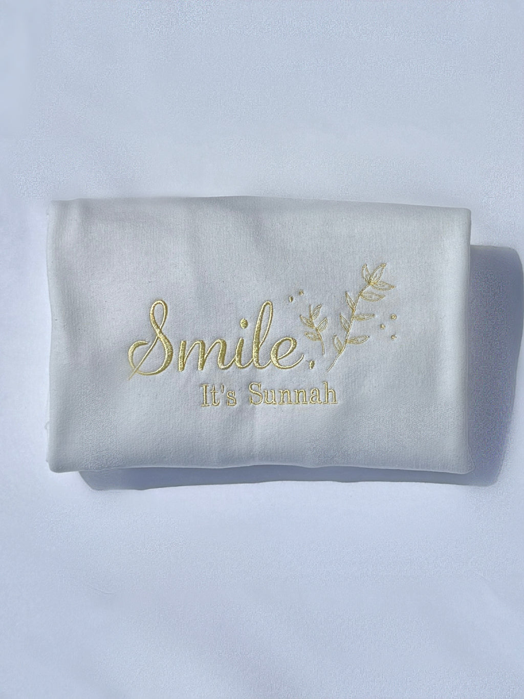 Smile, It's Sunnah Sweatshirt - Yellow