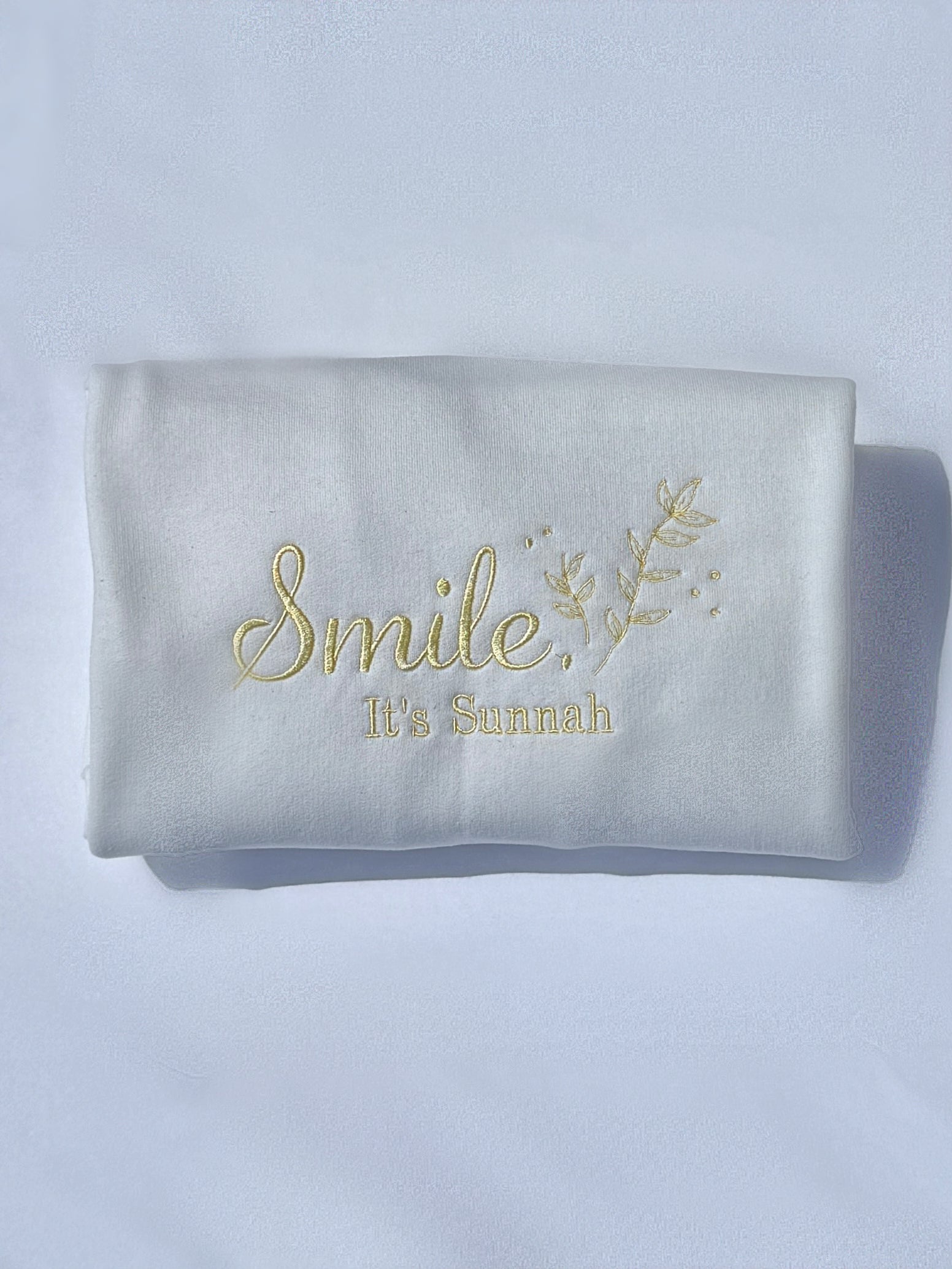 Smile, It's Sunnah Sweatshirt - Yellow
